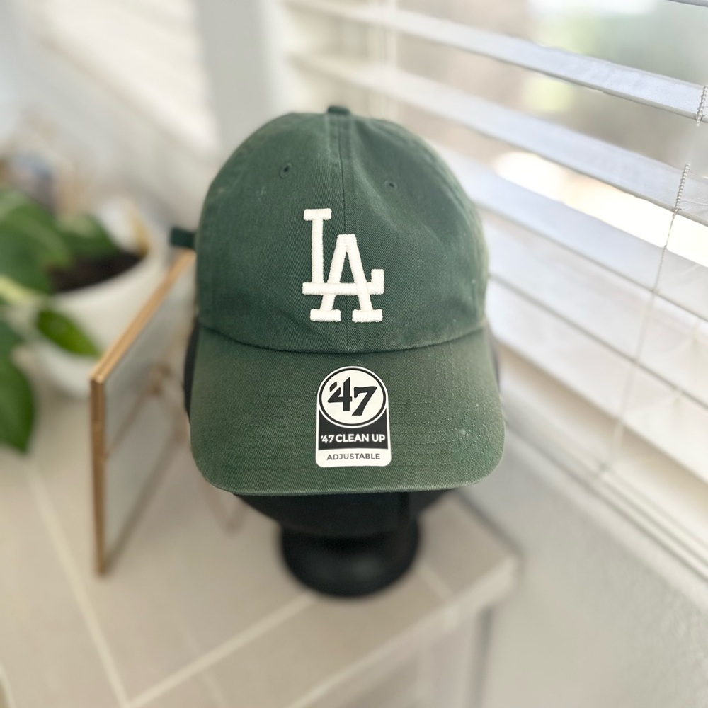 ‘47 Brand Adjustable Green LA Hat
